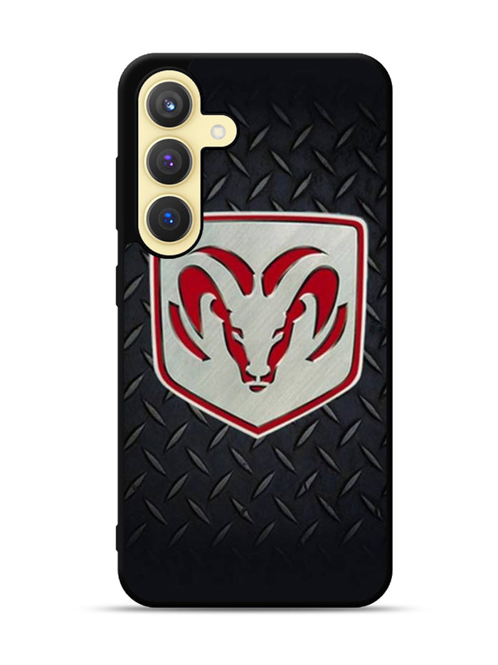 Dodge Ram Steel Logo Samsung Galaxy S24 Plus 5G , Samsung Galaxy S24+ 5G Case