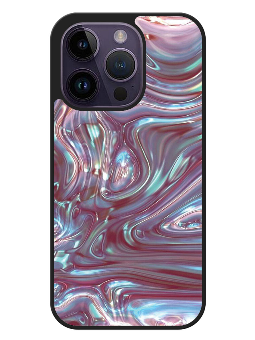 Pink Shell Abalone iPhone 14 Pro Max Case BLN5523