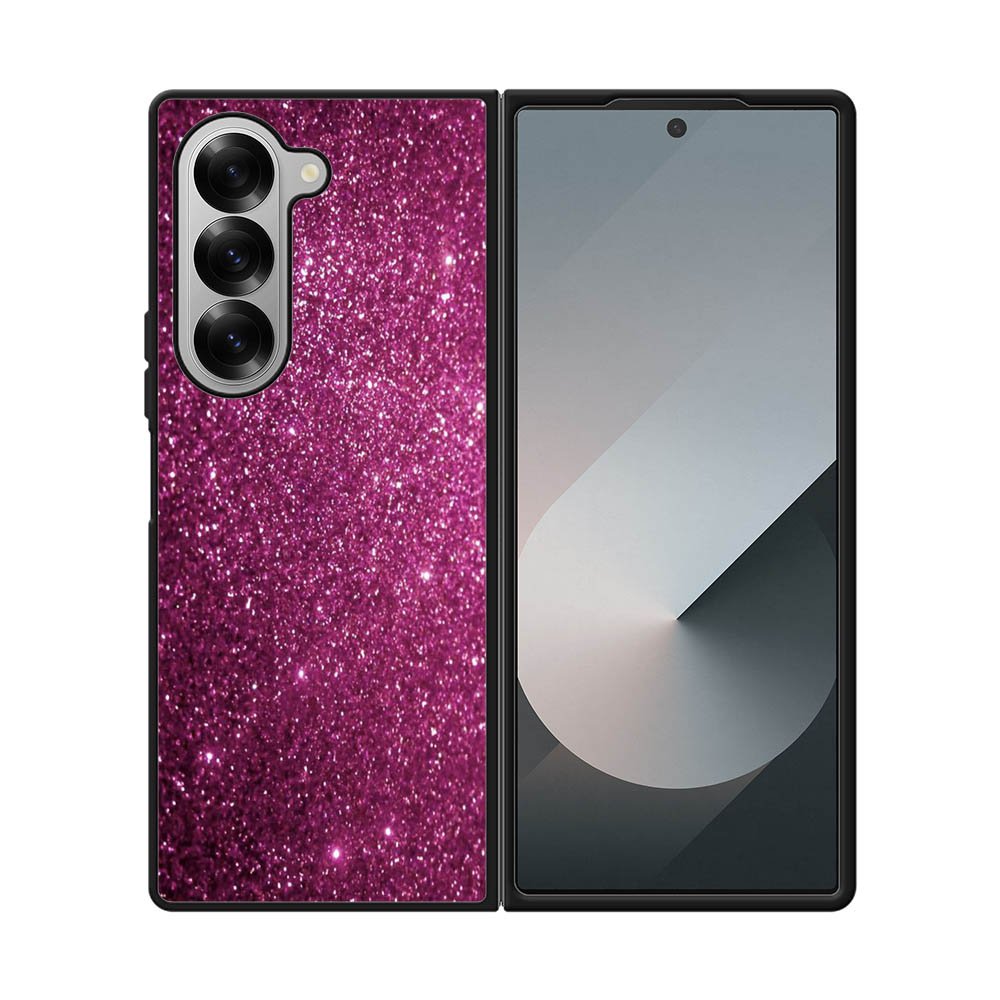 Purple Glitter Samsung Galaxy Z Fold 7 5G Case