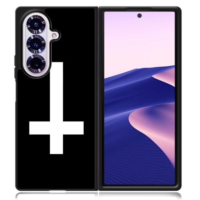 Satanic Cross Samsung Galaxy Z Fold 7 Case DC1632