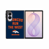 Denver Broncos Run The West Samsung Galaxy Z Fold 8 Case