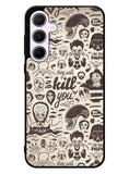 Classic Horror Pattern Samsung Galaxy A35 5G Case