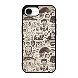 Classic Horror Pattern iPhone 17e Case