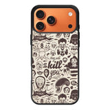 Classic Horror Pattern iPhone 18 Pro Case