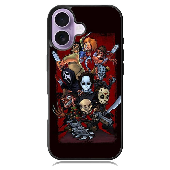 Classic Horror Movie Villains iPhone 16 Case DC0362