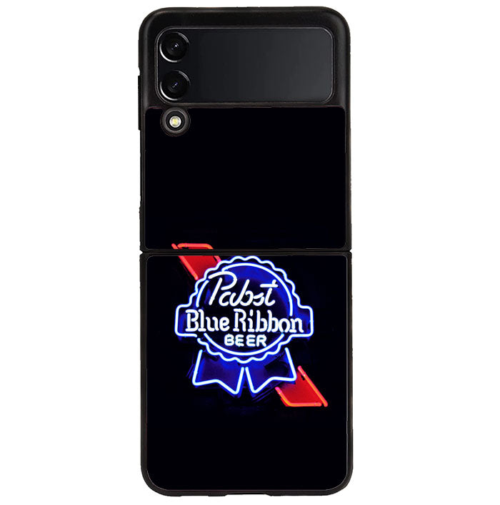Pabst Blue Ribbon Neon Samsung Galaxy Z Flip 4 5G 2022 Case