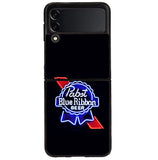 Pabst Blue Ribbon Neon Samsung Galaxy Z Flip 4 5G 2022 Case