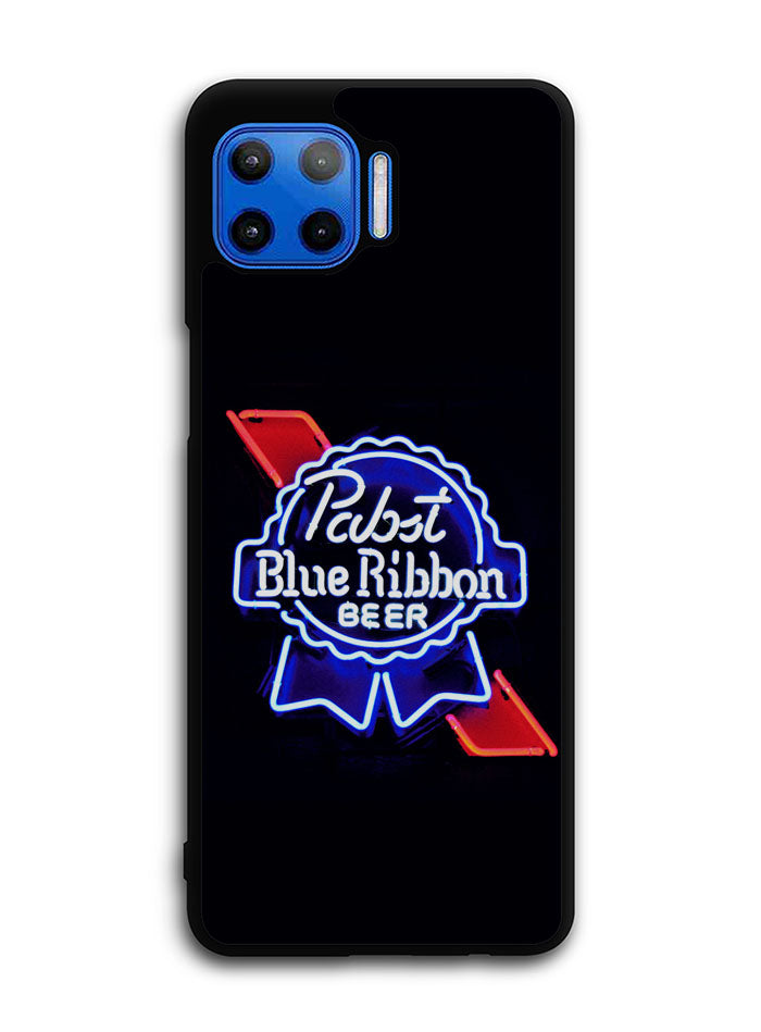 Pabst Blue Ribbon Neon Motorola Moto One 5G Case , Moto One 5G UW Case , Moto G 5G Plus Case
