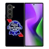 Pabst Blue Ribbon Neon Samsung Galaxy Z Fold 6 Case