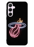 Miami Heat Neon Logo Samsung Galaxy A35 5G Case