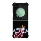 Miami Heat Neon Logo Samsung Galaxy Z Flip 6 Case