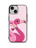 Flamingo Couple iPhone 15 Plus Case
