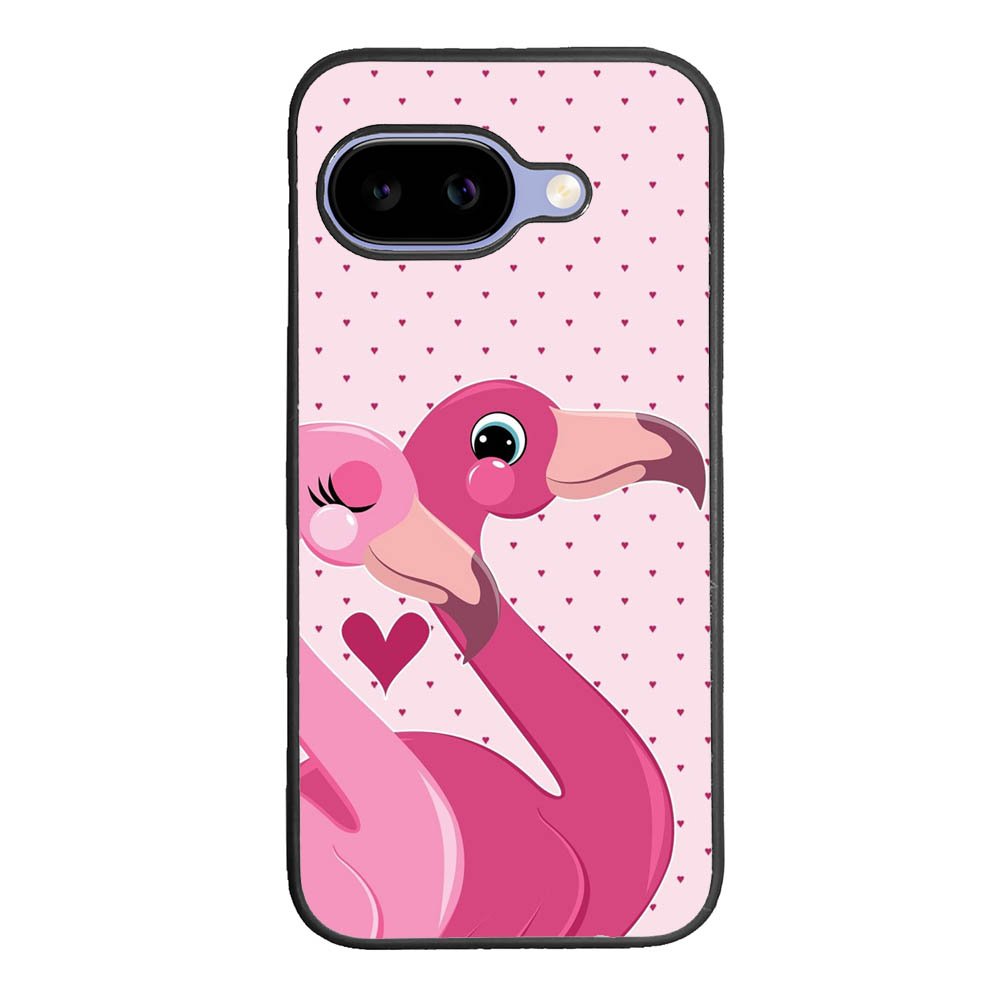 Flamingo Couple Google Pixel 10A Case