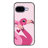 Flamingo Couple Google Pixel 10A Case