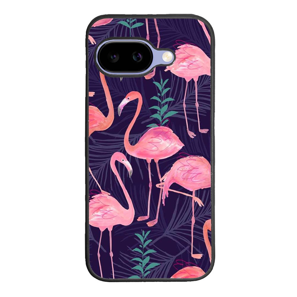 Flamingo Purple Pattern Google Pixel 10A Case