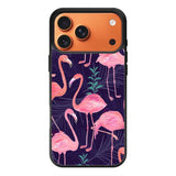 Flamingo Purple Pattern iPhone 18 Pro Case