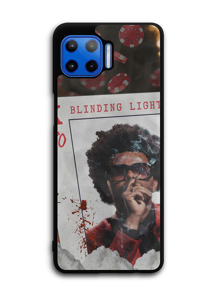 King Card Blinding Lights The Weeknd Motorola Moto One 5G Case , Moto One 5G UW Case , Moto G 5G Plus Case