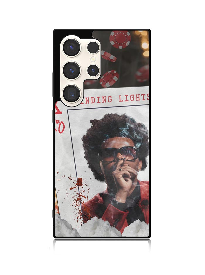 King Card Blinding Lights The Weeknd Samsung Galaxy S25 Ultra 5G Case