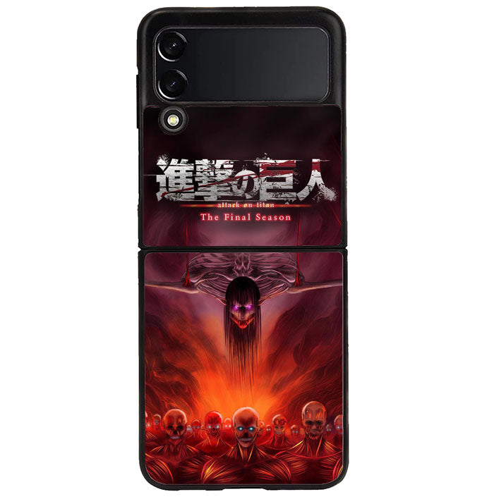 The Final Season Attack On Titan Samsung Galaxy Z Flip 4 5G 2022 Case