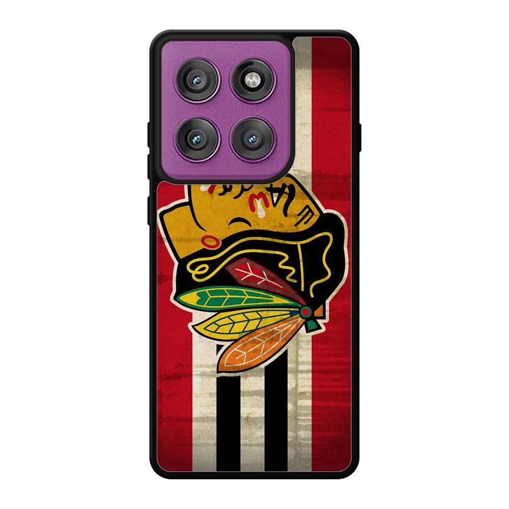 Chicago Blackhawks Logo Motorola Moto Edge 60 Pro Case