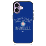 Chicago Cubs Baseball iPhone 16 Case DC0325