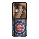 Chicago Cubs Wood Logo Motorola Moto RAZR Plus 2025 Case