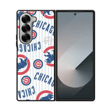 Chicago Cubs Baseball Doodle Samsung Galaxy Z Fold 7 5G Case