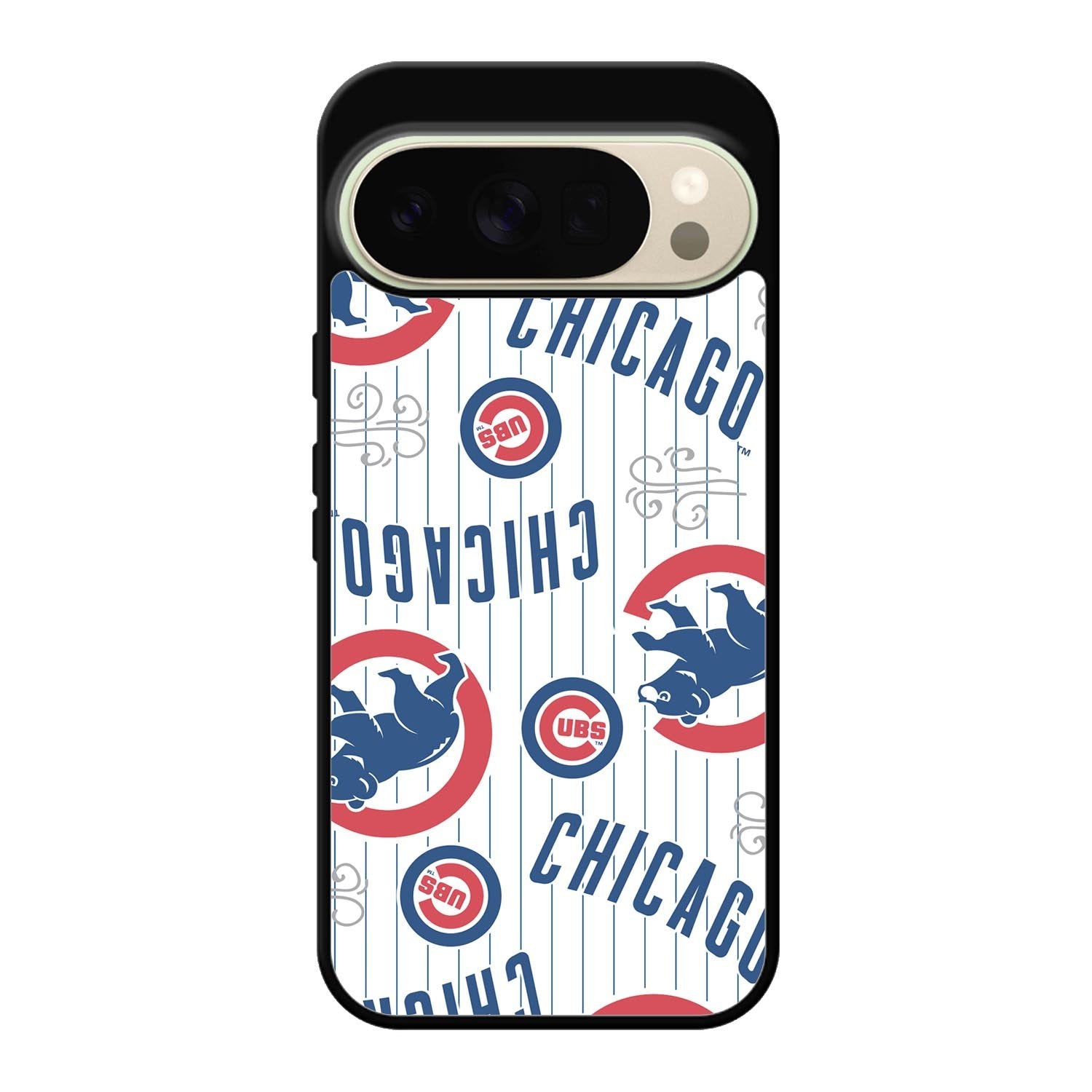 Chicago Cubs Baseball Doodle Google Pixel 10 Pro Case