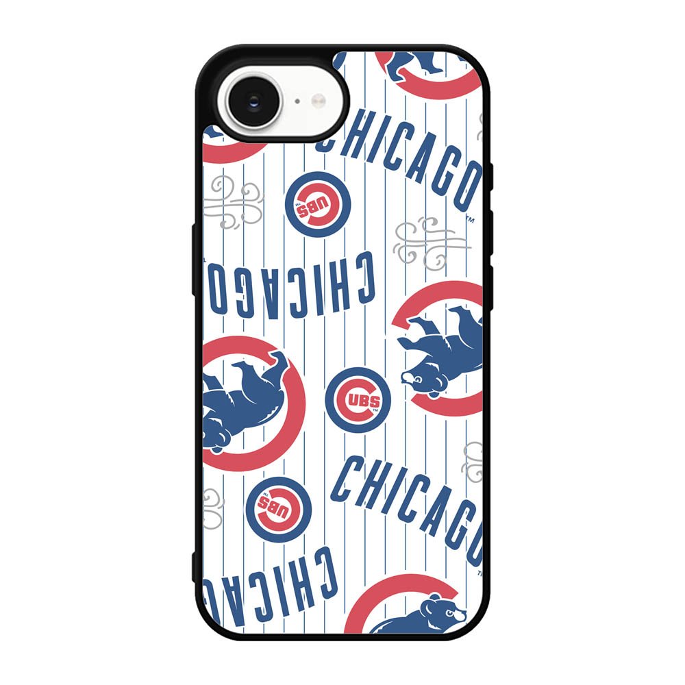 Chicago Cubs Baseball Doodle iPhone 17e Case
