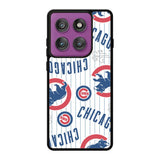 Chicago Cubs Baseball Doodle Motorola Moto Edge 60 Pro Case