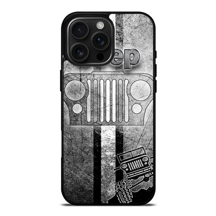 Jeep Grey iPhone 16 Pro Max Case DC0904