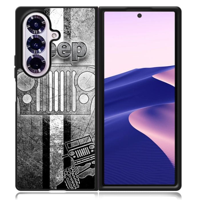 Jeep Grey Samsung Galaxy Z Fold 7 Case DC0904