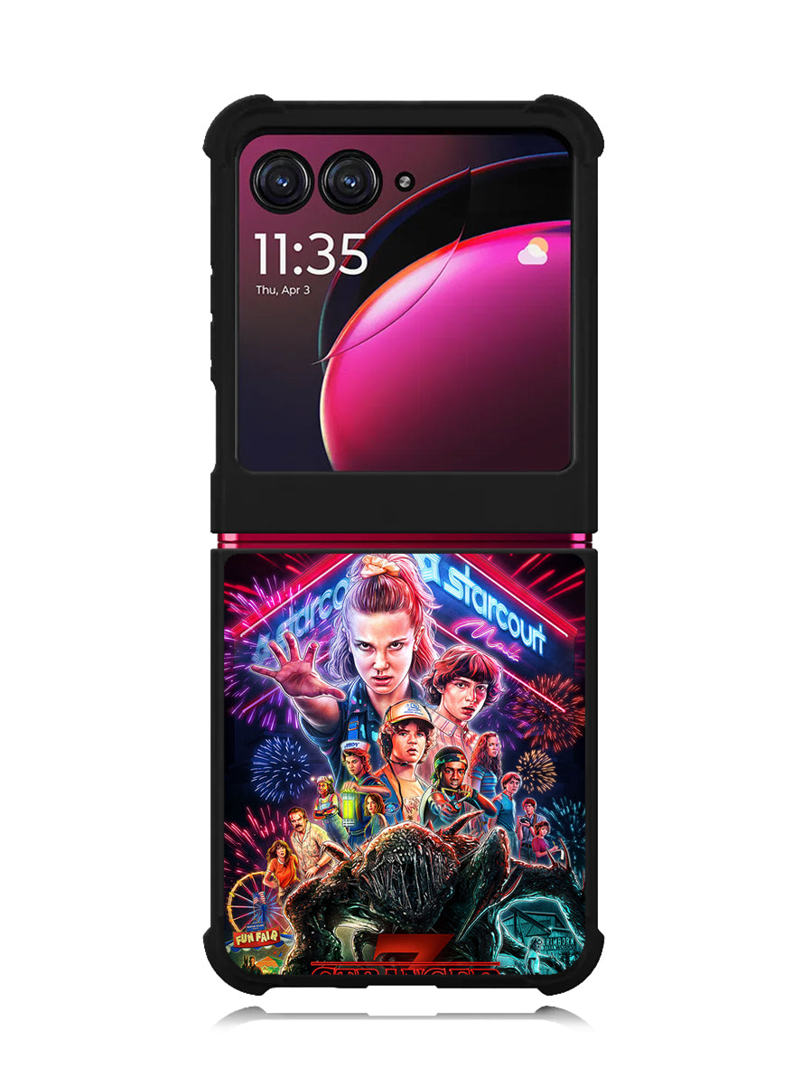 Stranger Things Season 3 Motorola Moto Razr Plus 2023 , Moto Razr+ 2023 Case