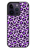Leopard Purple Pattern iPhone 14 Pro Max Case