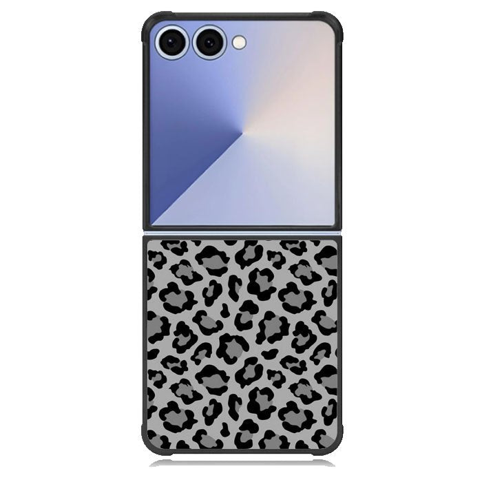 Leopard Grey Pattern Samsung Galaxy Z Flip 7 Case DC1022