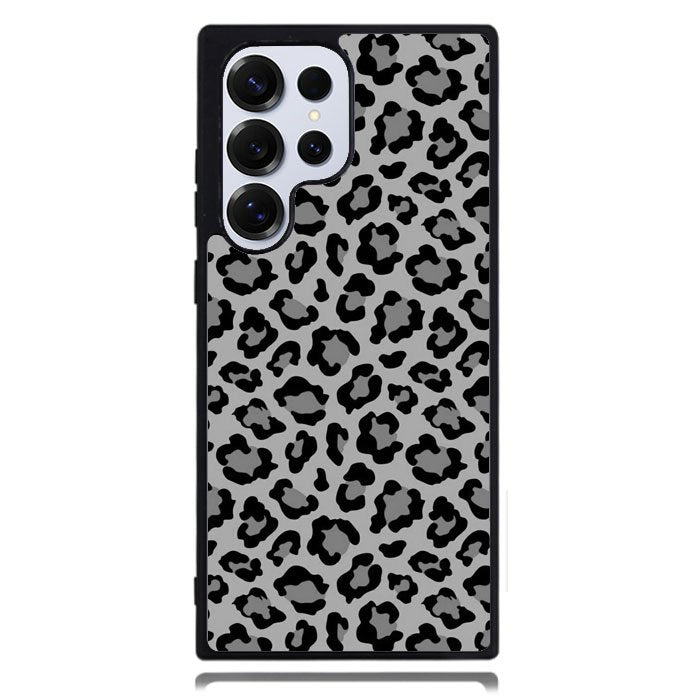 Leopard Grey Pattern Samsung Galaxy S24 Ultra Case DC1022