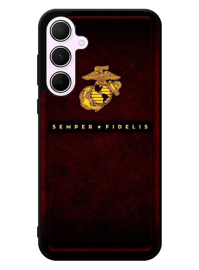 Usmc Semper Fidelis Samsung Galaxy A35 5G Case