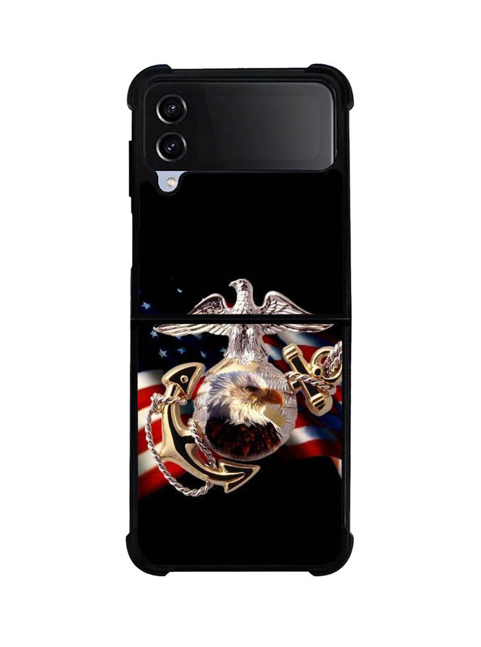 Marine Corps USA Samsung Galaxy Z Flip 4 5G 2022 Case