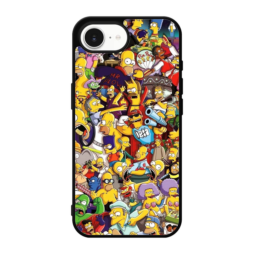 The Simpsons All Characters iPhone 17e Case