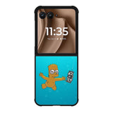 Bart Simpsons Nevermind Nirvana Motorola Moto RAZR Plus 2025 Case