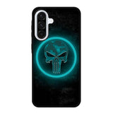 Punisher Blue Glow Samsung Galaxy A56 Case DC1516