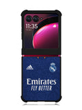 Real Madrid 2021-2022 Away Jersey Motorola Moto Razr Plus 2023 , Moto Razr+ 2023 Case