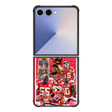 the super bowl Champion Kansas City Samsung Galaxy Z Flip 7 5G Case