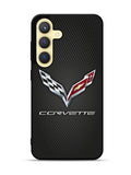 Corvette Logo Carbon 2nd Samsung Galaxy S24 Plus 5G , Samsung Galaxy S24+ 5G Case
