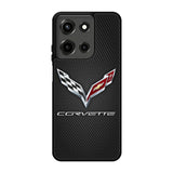 Corvette Logo Carbon 2nd Motorola Moto G 5G 2025 Case DC3440