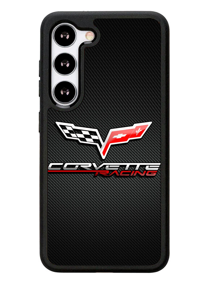 Corvette Racing Carbon Logo Samsung Galaxy S23 Plus 5G / Samsung Galaxy S23+ 5G Case