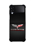 Corvette Racing Carbon Logo Samsung Galaxy Z Flip 4 5G 2022 Case