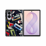 Cassete Retro Tape Samsung Galaxy Z Fold 8 Case