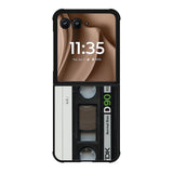 Retro Cassette Tape D90 Motorola Moto RAZR Plus 2025 Case