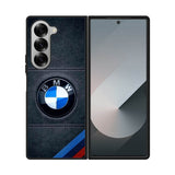 Bmw Logo Leather Samsung Galaxy Z Fold 7 5G Case